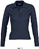 Polo Mujer Manga Larga Podium Sols - Color Azul Marino